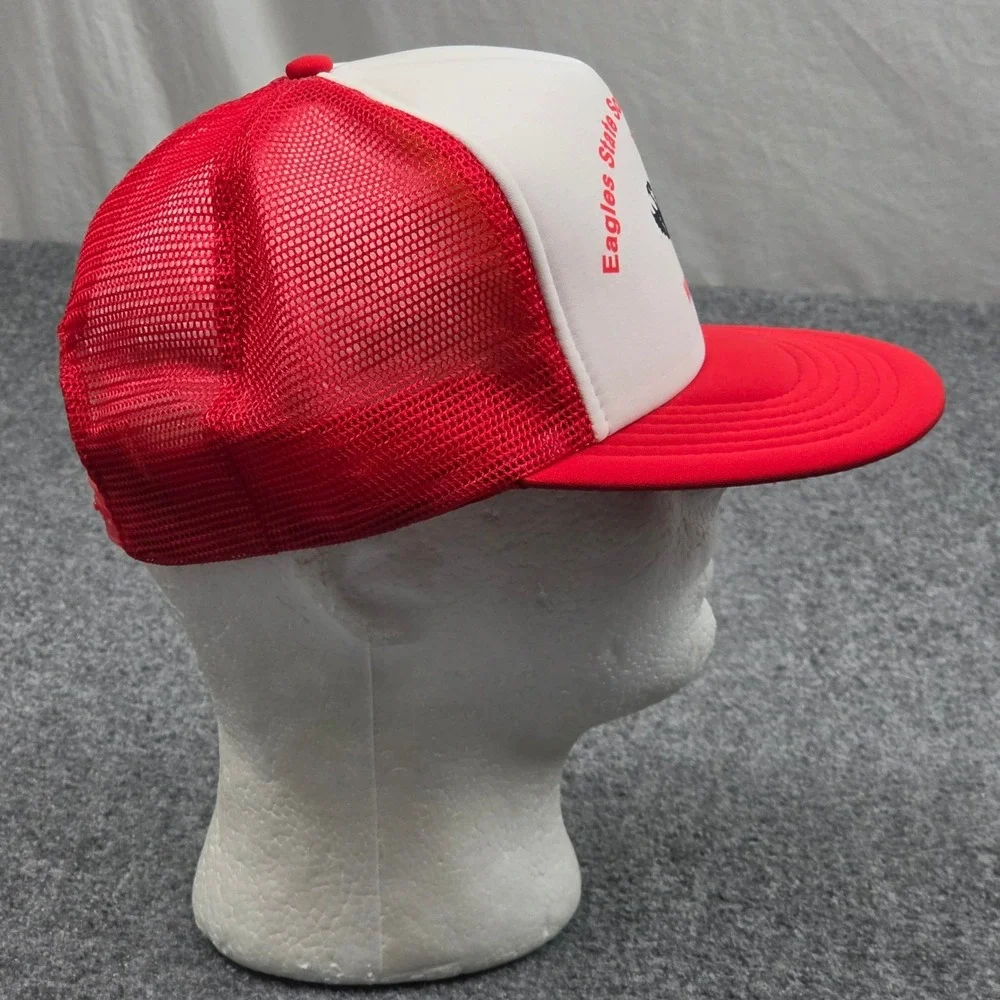Vintage Willmar Minnesota‎ Trucker Hat Red White Eagles Softball Tournament 80s